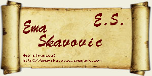 Ema Škavović vizit kartica